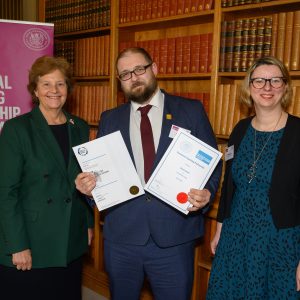 David with Ann Dowling and Katerina Kolyva