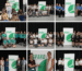 Collage of 9 pictures of students and organisers next to SPARC banner