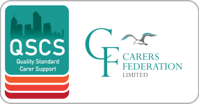 Carers Federation Quality Standard in Carer Support reaccreditation logo