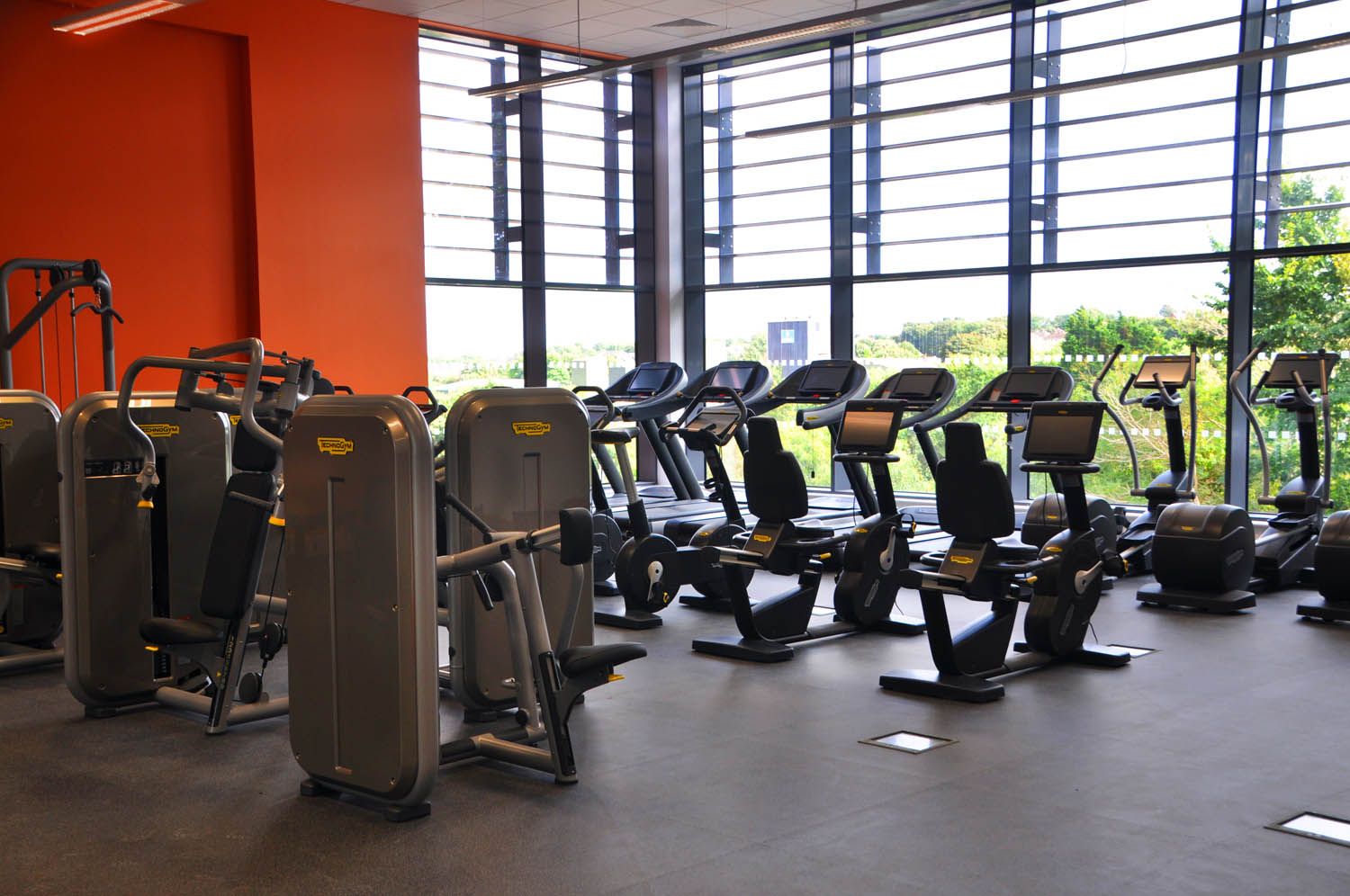 Equipment in gym