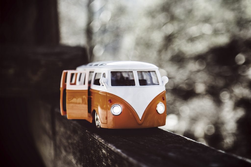 Miniture VW campervan.