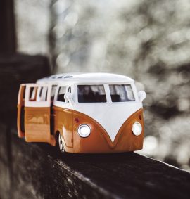 Miniture VW campervan.