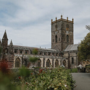 Outside view of St Davids Cathedral