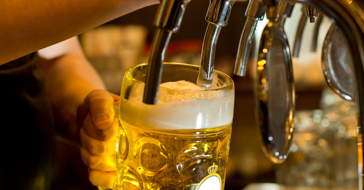 Serving Beer Pembrokeshire College