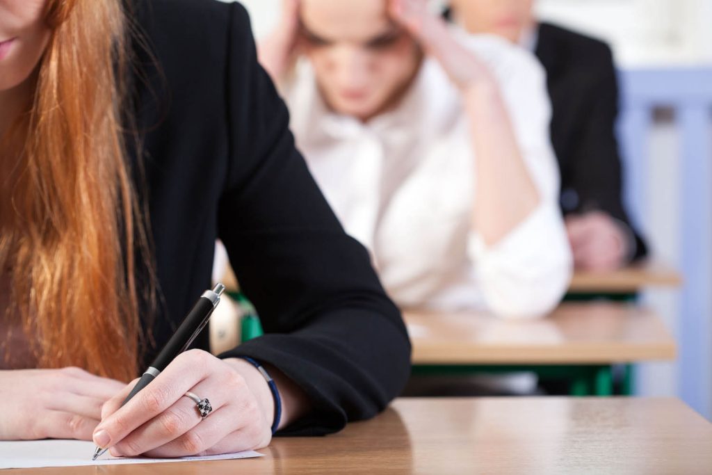 People in exam room