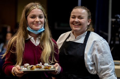 Ashleigh and student