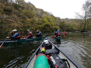 Adventure Beyonds Kickstart team on Paddle Sports Instructor training