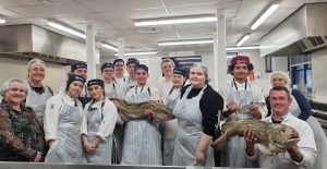 Hospitality Learners alongside Welsh Seafood Cluster and Menter a Busnes