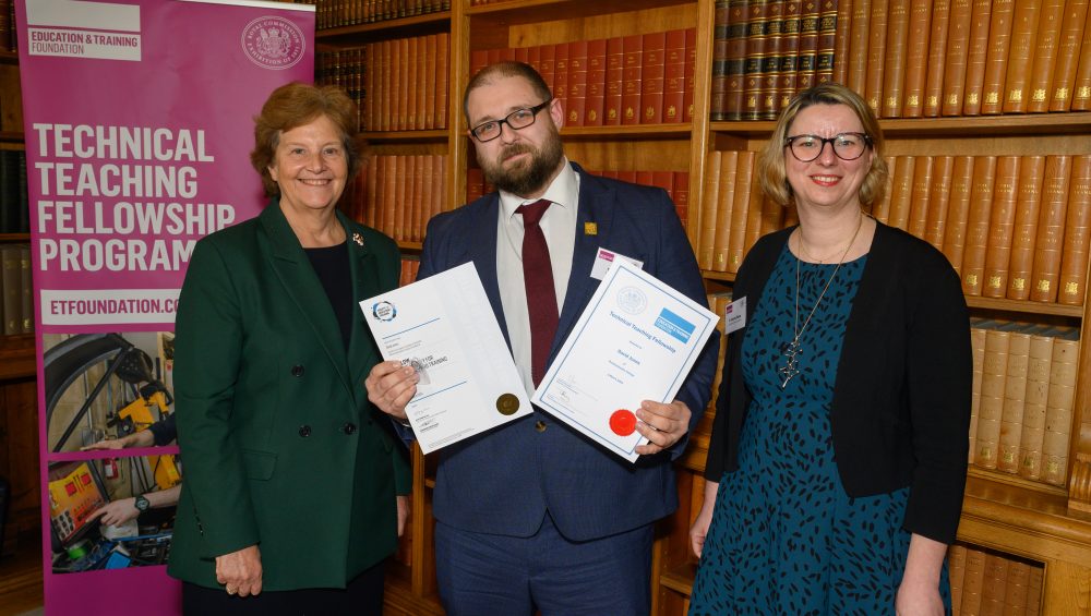David with Ann Dowling and Katerina Kolyva