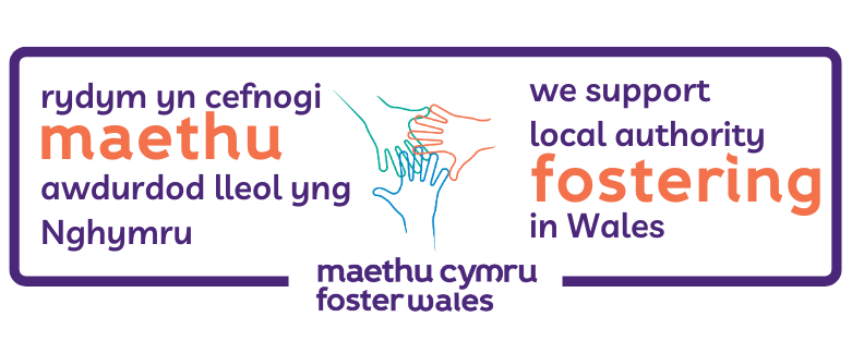 Foster Wales Logo - we support local authority fostering in Wales.