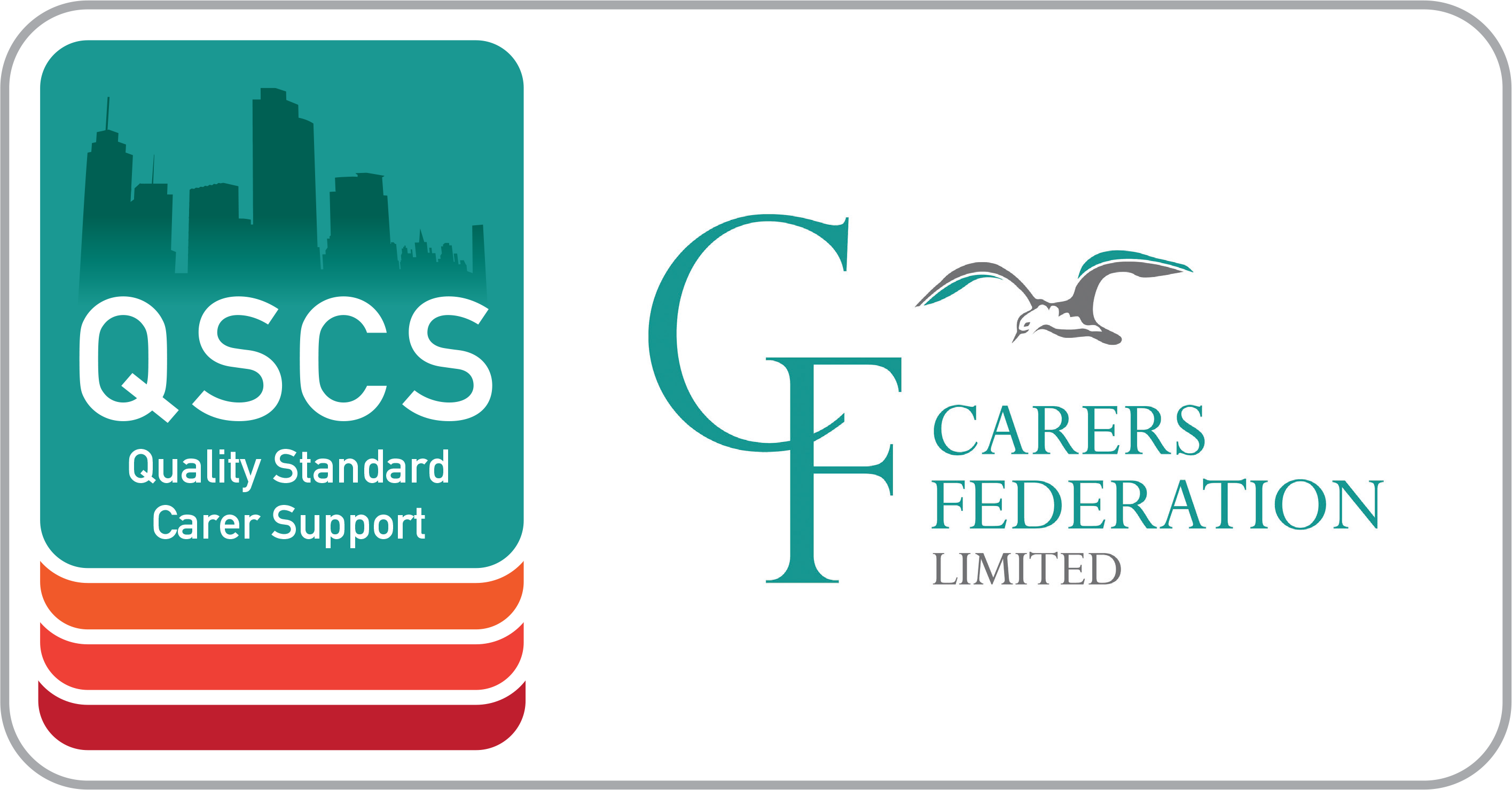 Carers Federation Quality Standard in Carer Support reaccreditation logo