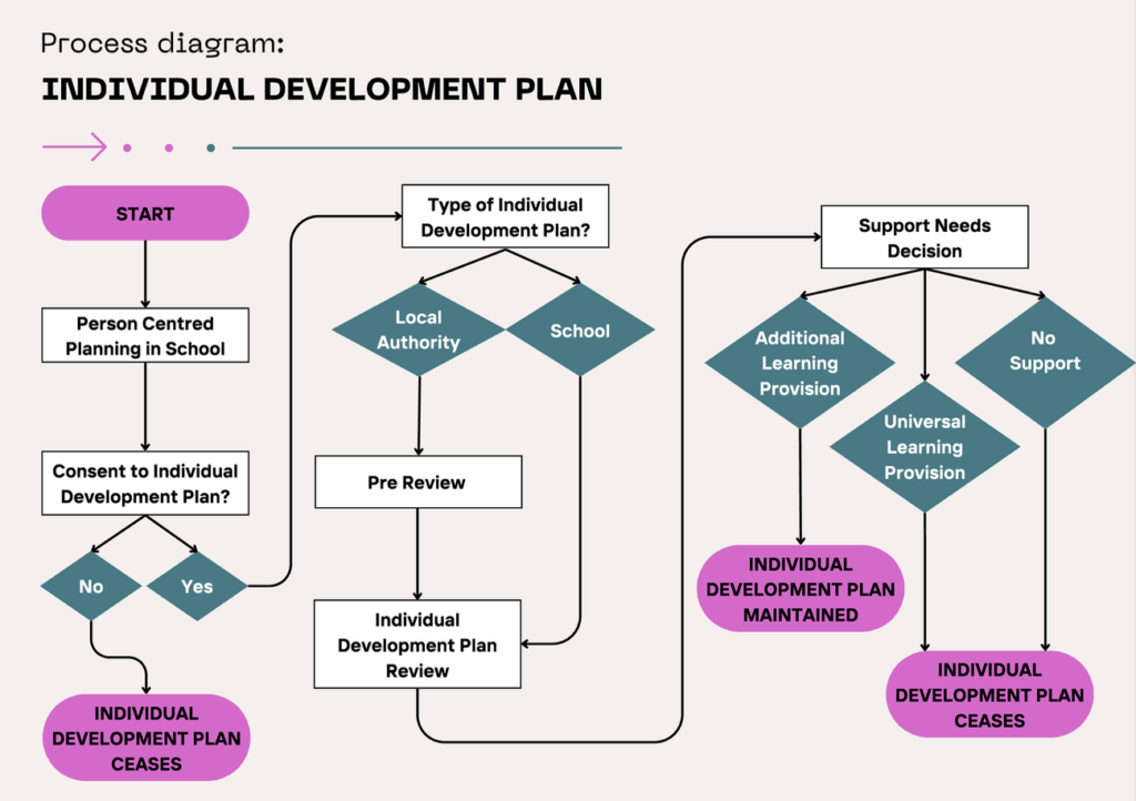 Flowchart of the Individual Development Plan Process