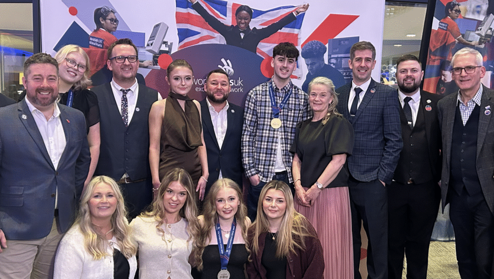 WorldSkills UK competitors and staff at the UK Finals