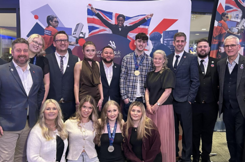 WorldSkills UK competitors and staff at the UK Finals