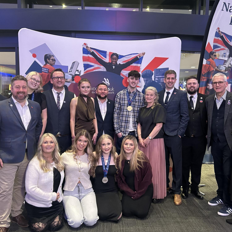 WorldSkills UK competitors and staff at the UK Finals