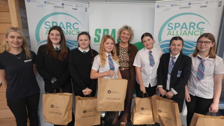 oung women taking part in the Powering Futures initiative at Pembrokeshire College