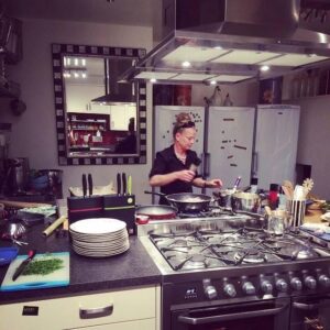Krista in the kitchen